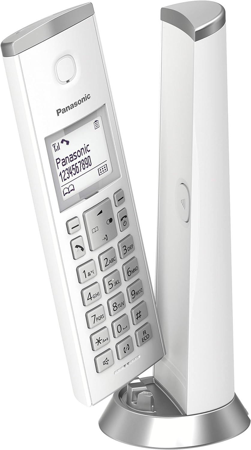 Teléfono inalámbrico Dect Panasonic KX-TGK210SPW, blanco